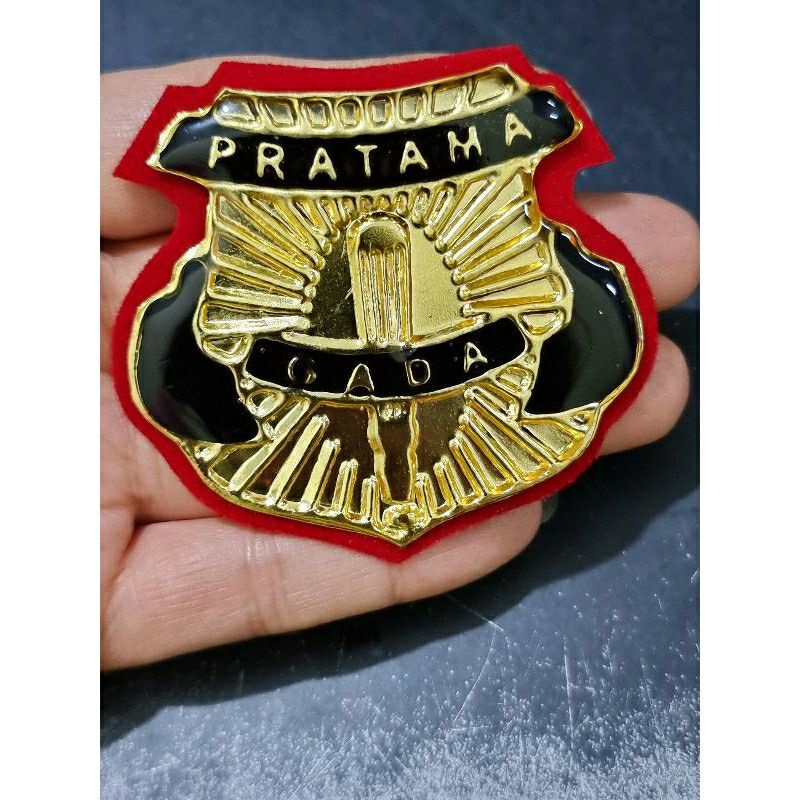 Pin Gada Pratama 6cm | Pin Gada Pratama ukuran besar | Pin dada Gada Pratama | Gada Pratama fiber