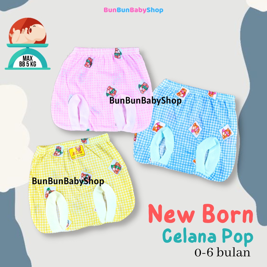 Celana Pendek Kodok Bayi Perlengkapan Baby Baru Lahir Peralatan New Born Bawahan Fashion Anak Bunbunbabyshop