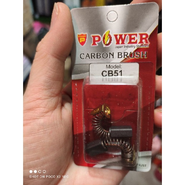 carbon brush POWER cb51/batu arang POWER cb51 mesin ketam, trimer