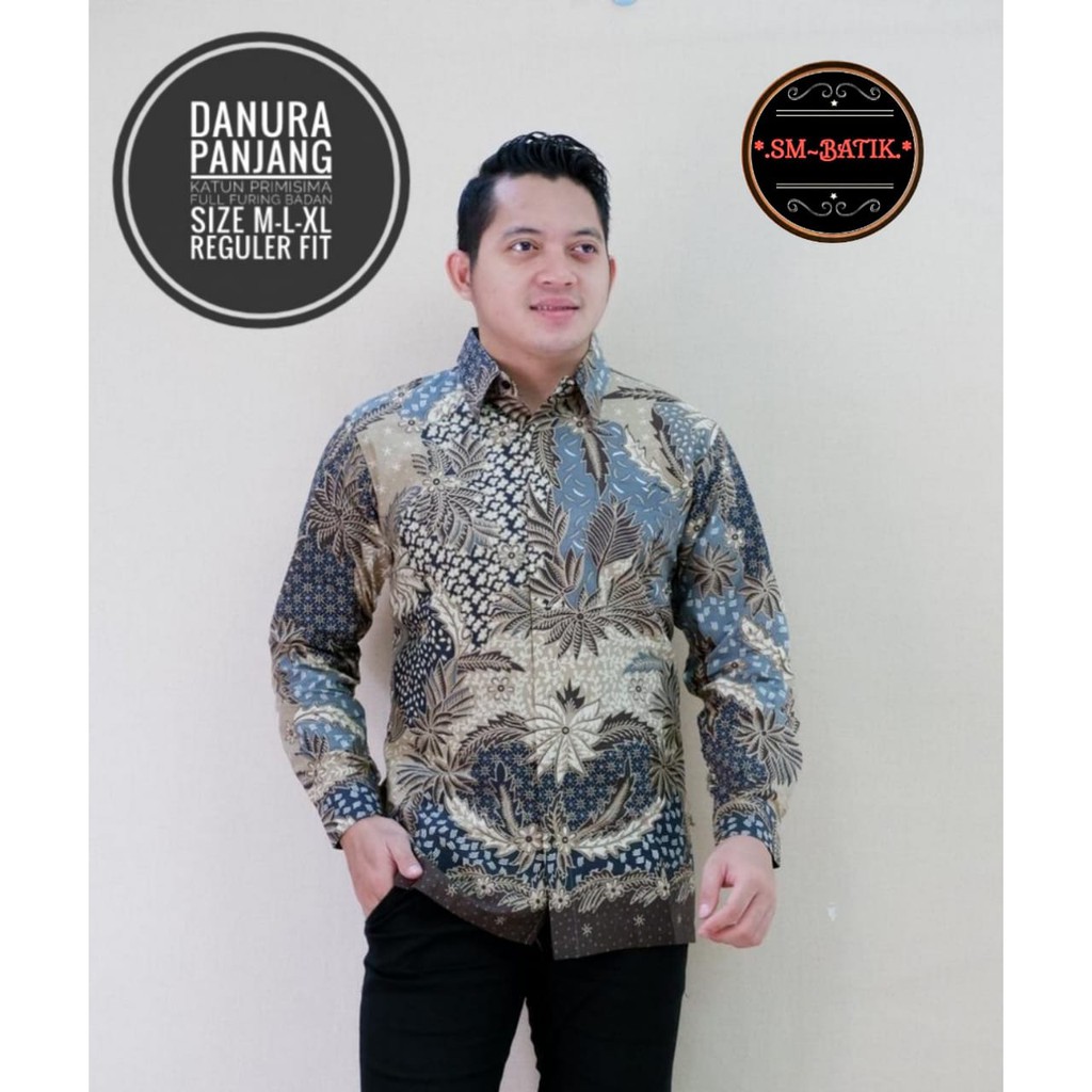 DANURA  SM BATIKSOLOAMANAH KEMEJA BAJU BATIK PRIA SOLO LENGAN PANJANG PENDEK LAPIS FURING ATASAN BATIK PREMIUM MODERN KATUN HALUS BYANTARA BIMA IJO NARAYA HARYONO PARANG TRUNTUM KEMBANG ABANG AKAR MERAH BANGAU MELON ADIWIJAYA SEKAR KOKO PEKSI JIWO PEKSI