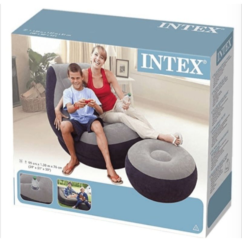 Sonnie_Shop SOFA ANGIN INTEX ultra lounge with ottoman