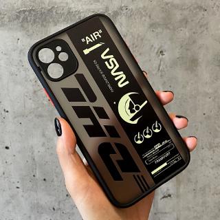 iPhone 12 DHL NASA Label Casing Lembut Hitam Hijau Gelap