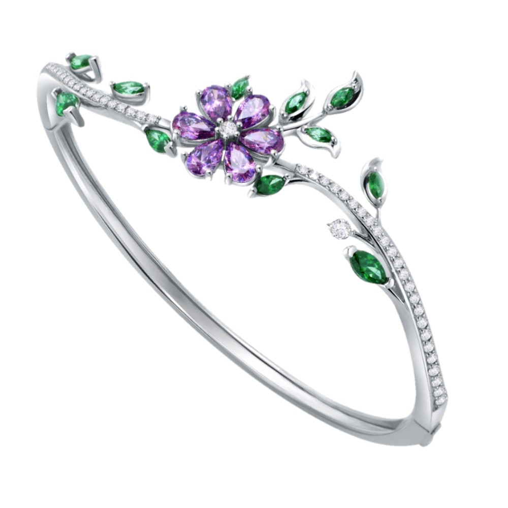 

Dominique Jewellery- Gelang Flower Garden Sandra Dewi Gold 75,5% SNI