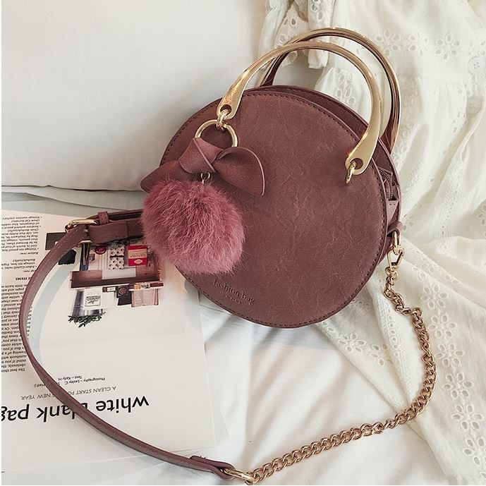 L1578 T00377 C7270 B2221 TAS SELEMPANG BULAT KEREN WANITA CANTIK KOREA IMPORT STYLISH TERBARU