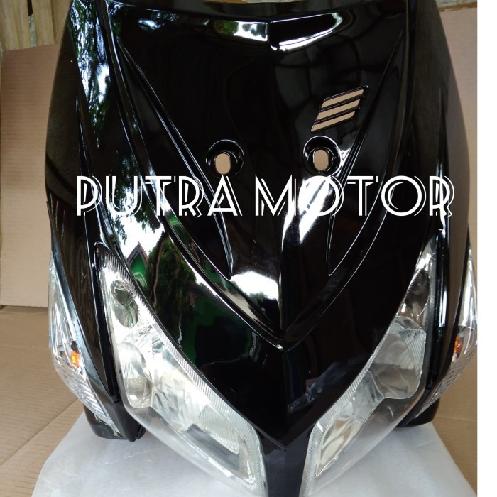 PROMO  full set tameng depan body depan vario 110 cw karbu hitam