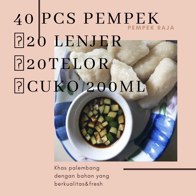 

Pempek khas palembang asli