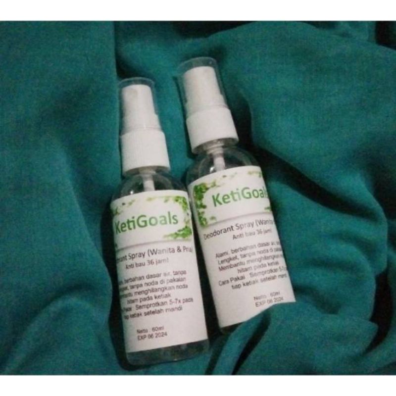 KetiGoals Deodorant Spray 60ml Keti Goals obat ketiak