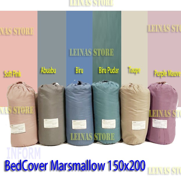 MARSHMELLOW  selimut / bedcover microfiber informa 100% microfiber Dotto