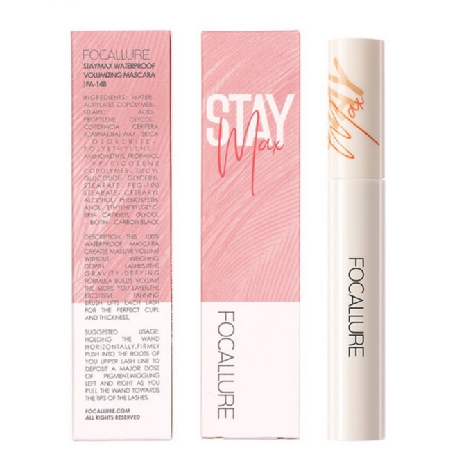(READY & ORI) Focalure Staymax Waterproof Volumizing Mascara FA148 FA 148 Longlasting Melentikan