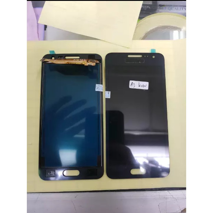 LCD 1SET SAMSUNG A3 A3 2015 GALAXY A3 A300 A300F ORIGINAL BLUE OEM  mtp