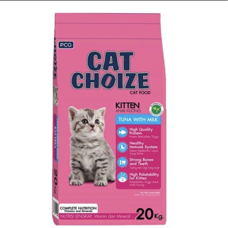 KHUSUS GRAB/GOJEK Makanan Kucing CAT CHOIZE Adult &amp; Kitten 20KG