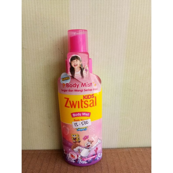 ZWITSAL KIDS BODY MIST FRESH TOUCH(BIRU), SOFT TOUCH(PINK) 100ML