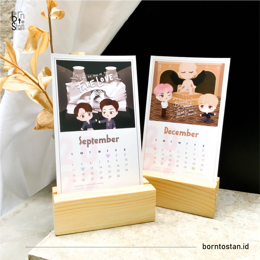 

2022 DESK CALENDAR | Kalender Duduk BTS