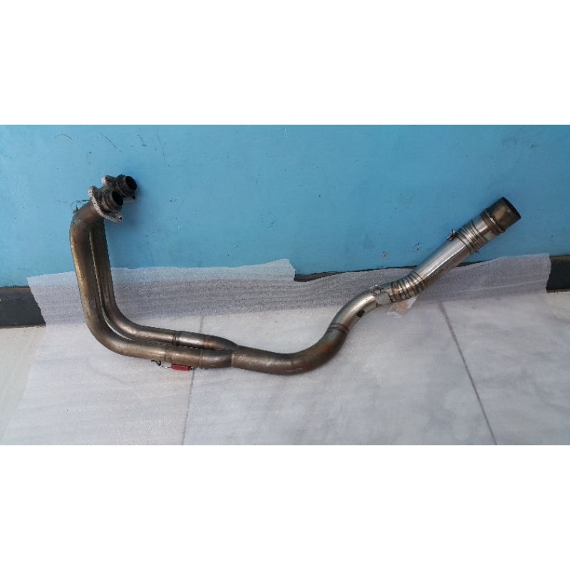 Leheran header knalpot ninja 250fi old original R9 series