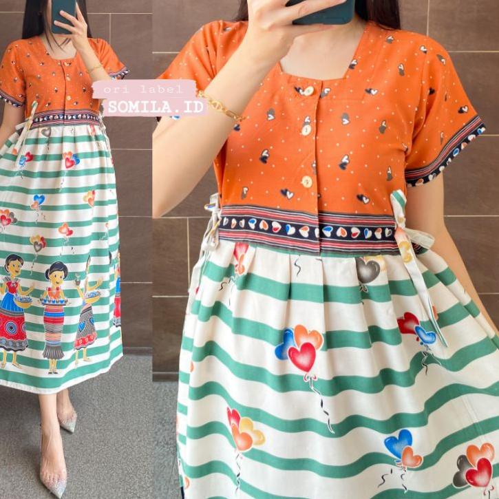 Terbaru - TERSEDIA JUMBO GROSIR DASTER SOMILA.ID BUSUI CHIBI SERUT BATIK BU TEJO 