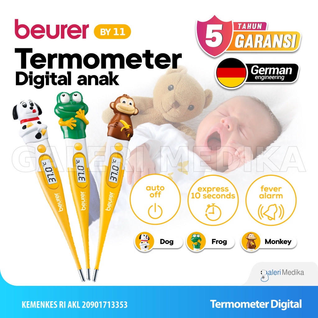 Termometer Anak Beurer BY11 / BY-11 / BY 11 Motif Menarik