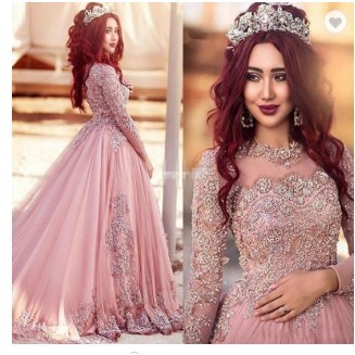 Wedding Dress/Gaun Pengantin Pink Dress Princess