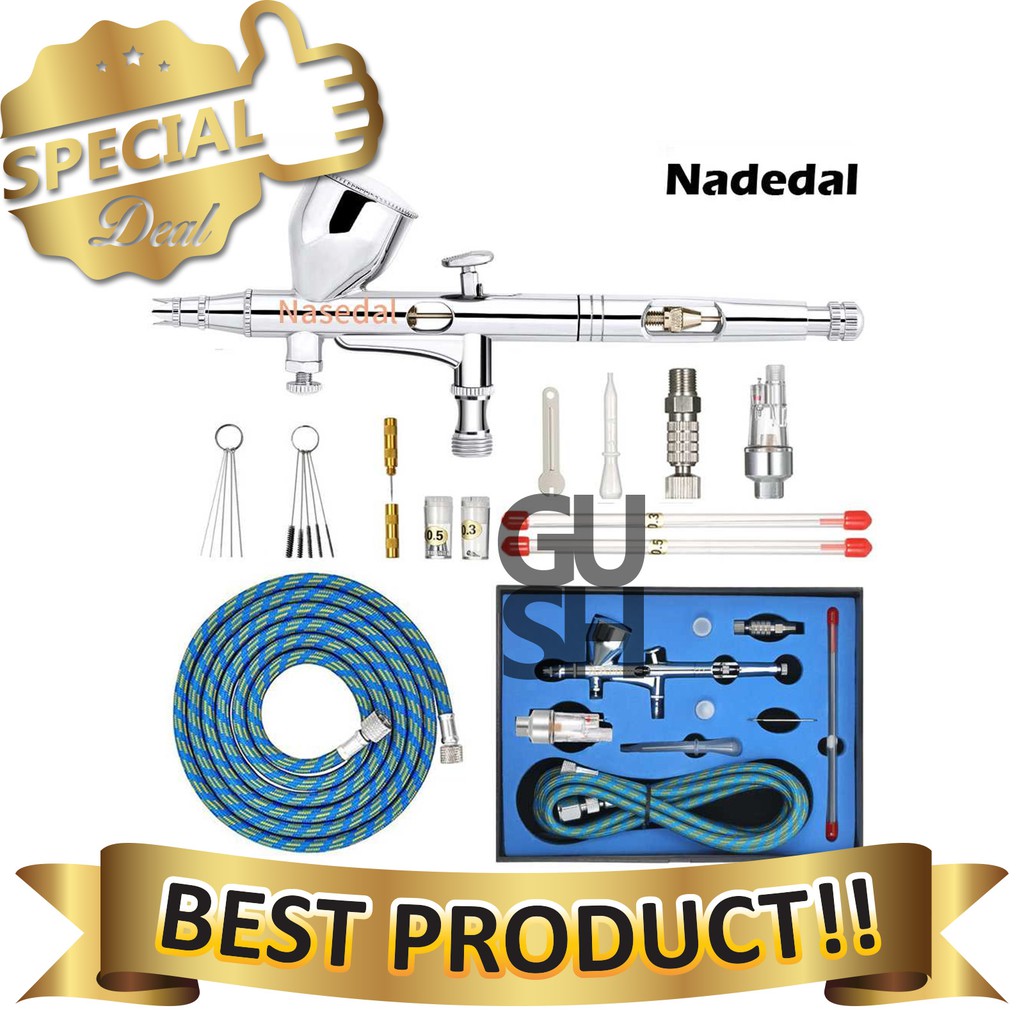 Airbrush Mini Semprotan Cat Air - Mini Airbrush Spray Gun Gravity Tattoo Nail Art