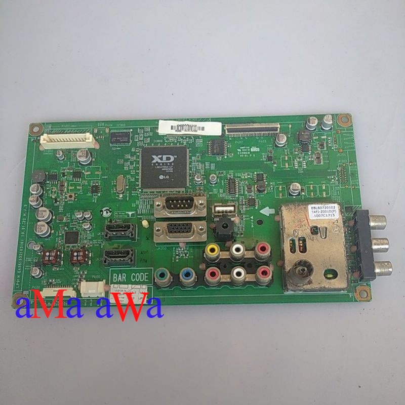 MB - mainboard - mother board - mobo - mesin tv led lcd LG 32LD330 - 32 LD 330 TA - 32LD330TA ori