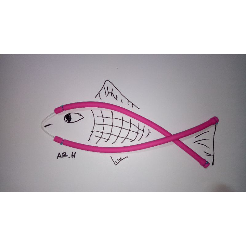 KARET KETAPEL IKAN 2050 PINK