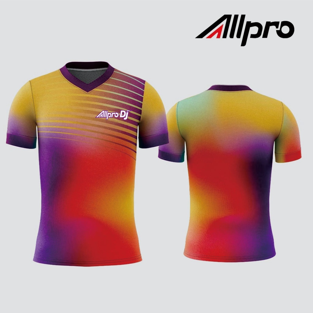 ALLPRO DJ Kaos Sport Jersey PINGPONG Kaos TENIS MEJA Kaos Keren Kaos Jersey Kaos Nyaman DJ 09 Purple