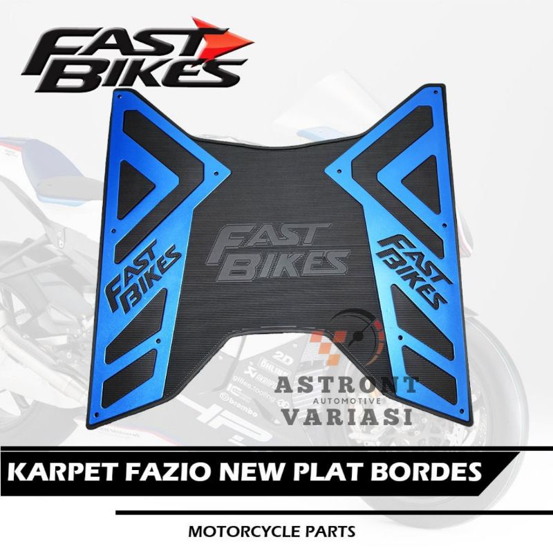 Karpet Motor Fazzio Plat Borders Fazzio Alas Kaki Motor Yamaha Fazzio