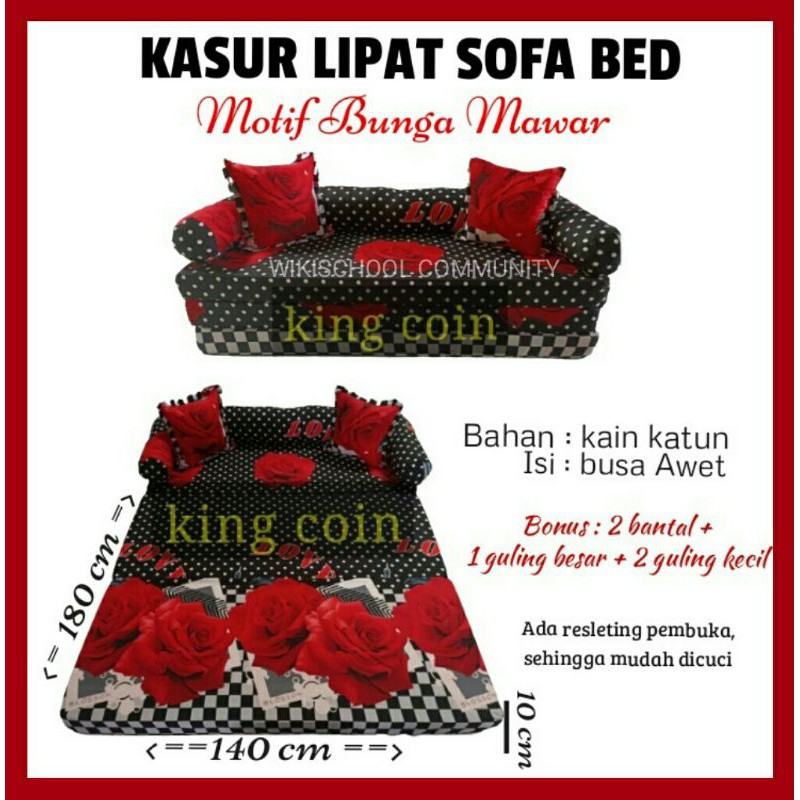 Kasur Lipat / Sofa Bed / Kasur Lantai / Sofa Murah / Kasur Busa