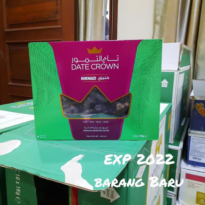 

Kurma Manis / Buah Kurma / Kurma Date Crown Khenaizi 1Kg New Ready