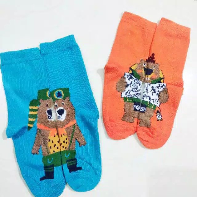 KAOS KAKI ANAK TK LAKI LAKI 1 PASANG, MOTIF KARAKTER KARTUN BAHAN KATUN HALUS