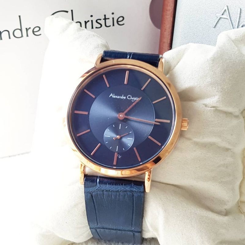 Jam Tangan Wanita Alexandre Christie 8575 LS / 8575 Blue