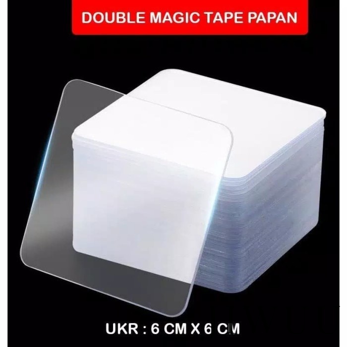 JW0165 - Double Tape Nano Papan Perekat Dinding Dua Sisi Super Kuat Papan Kotak