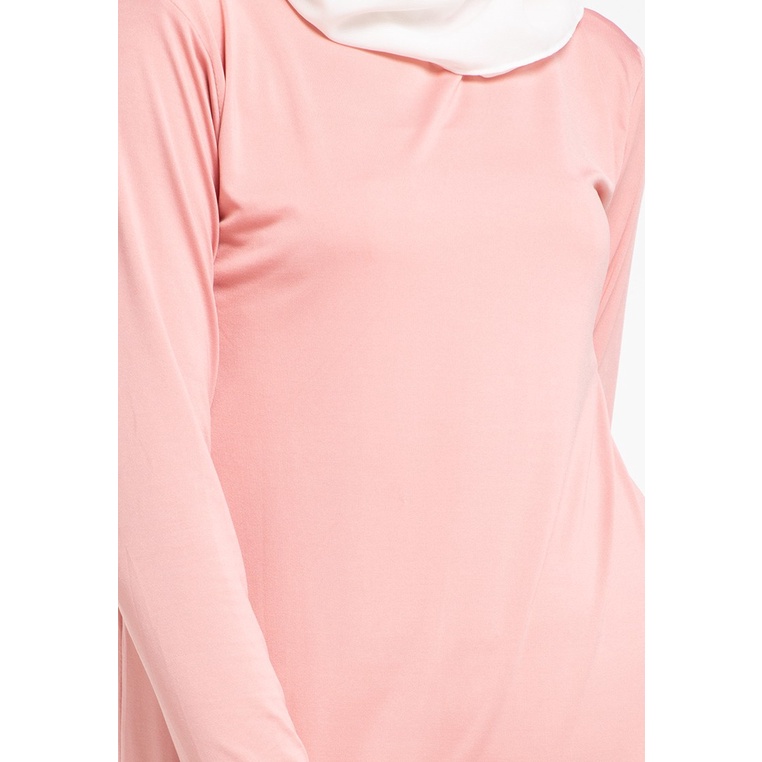 Le Najwa - Gamis Fashion Muslimah Lucia Manset-Flamingo