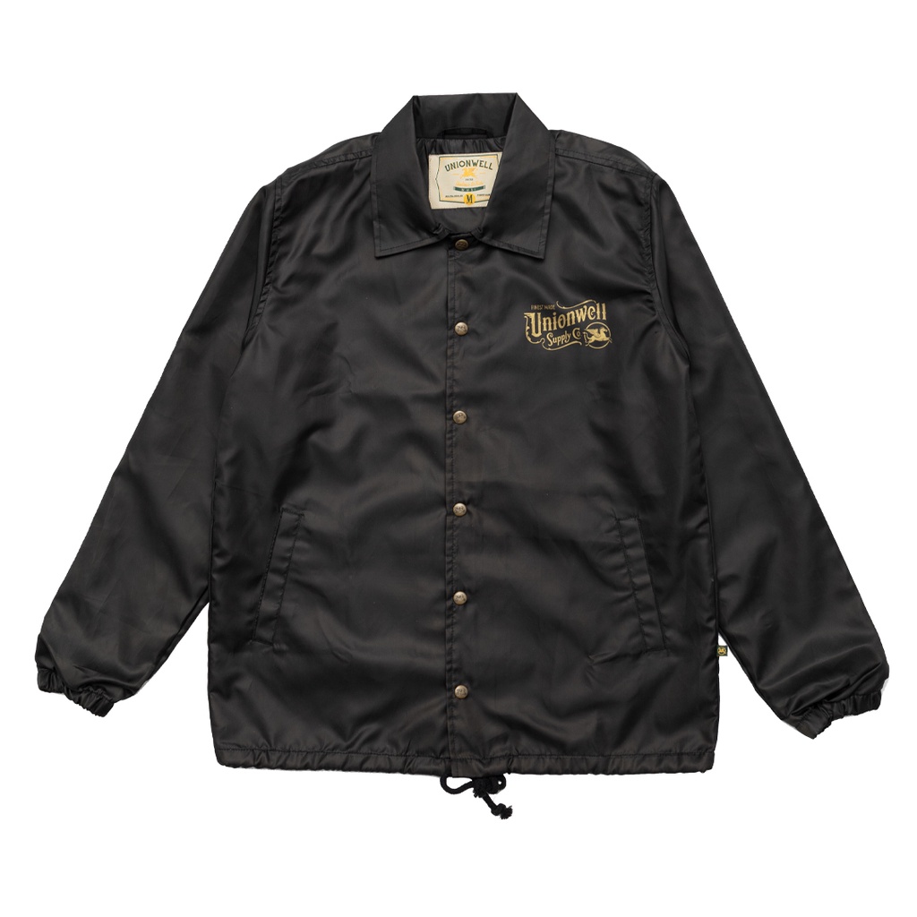 Unionwell Windbraker Jacket Gold Stamp Black