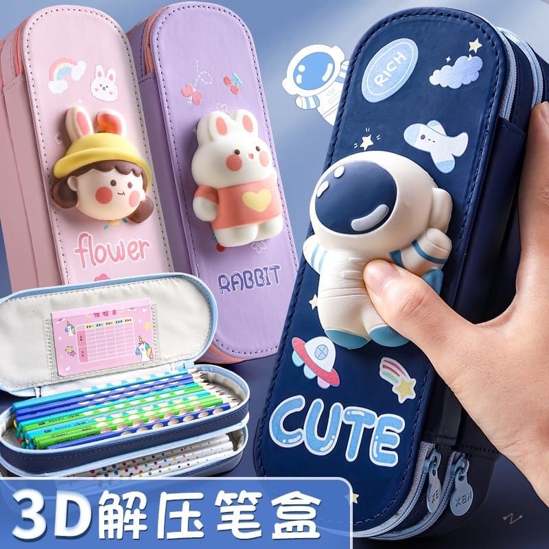 kotak pensil squishy 3d  (tingkat 2)