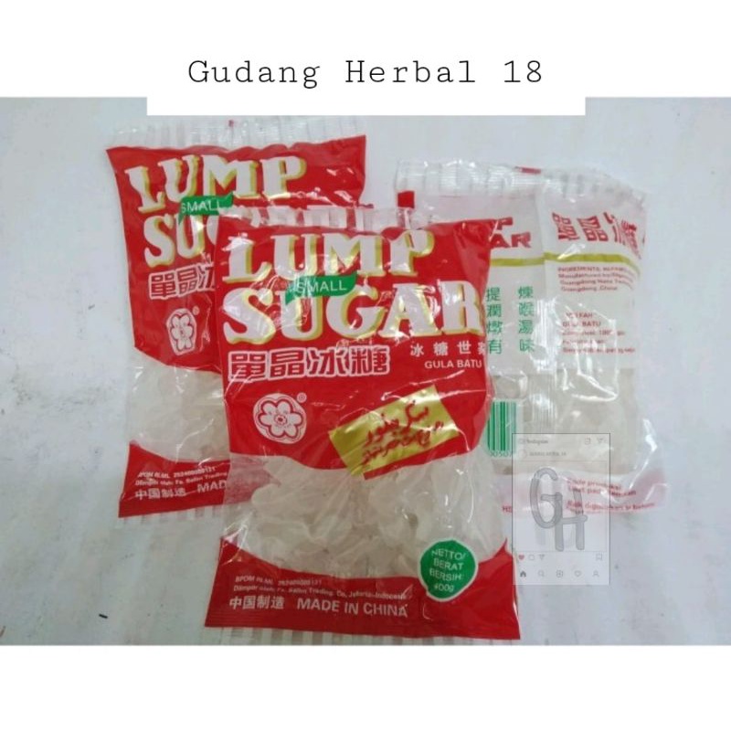 

Gula Batu Kristal Lump Sugar Small 400g / Small Lump Sugar / Gula Batu Putih / Crystal Candy 400 Gr