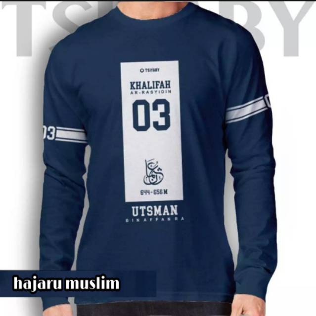 NIQABIS KAOS DAKWAH TANGAN PANJANG SAHABAT NABI MUHAMMAD SAW