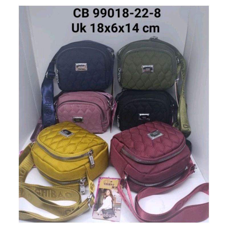 New Tas selempang Chibao 99018-22 Kanvas Import