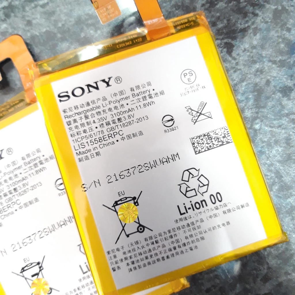 Battery Baterai Sony Z3 LIS1558ERPC Kualitas Ori