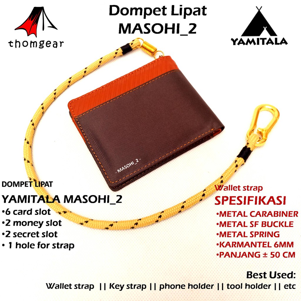 Thomgear Yamitala Dompet Lipat Masohi 2 Original