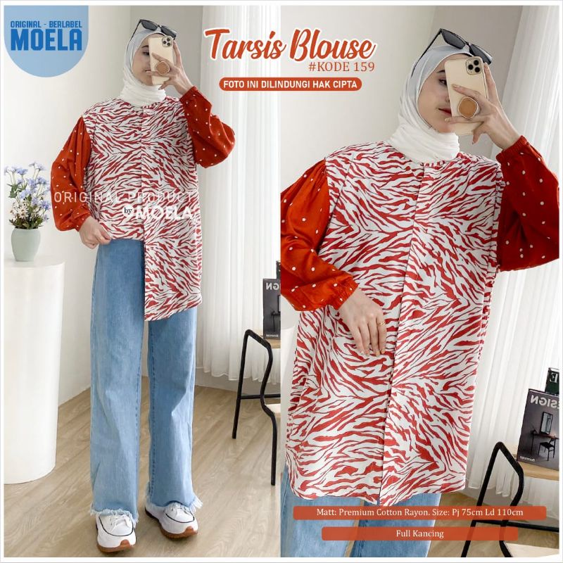 TARSIS BLOUSE LD 110cm // ATASAN WANITA ORIGINAL BERLABEL // BY MOELA-5