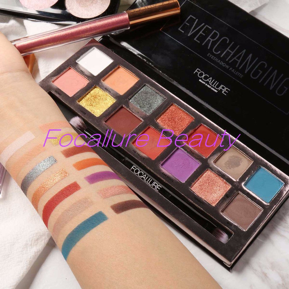 Bayar Di TempatFocallure Palet Eyeshadow Matte 14 Warna Dengan