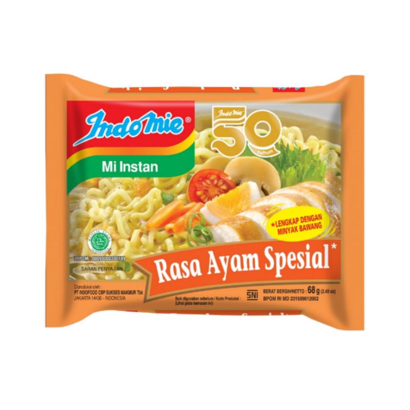 

Indomie Mi Instan Ayam Spesial 68 g