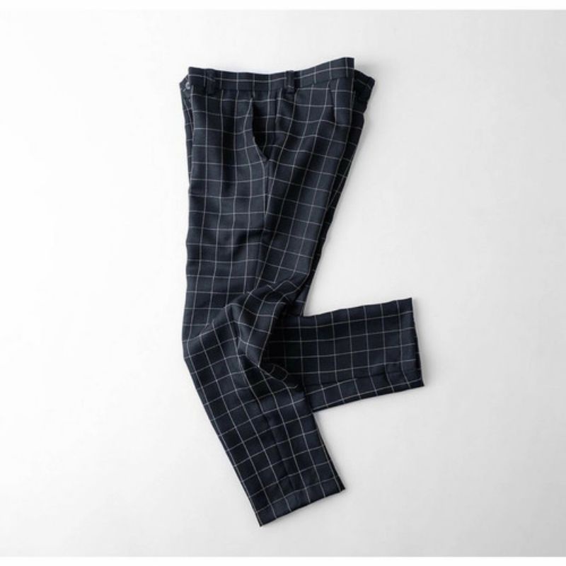 Celana Tartan Pria Celana panjang pria Long Pants Kotak Kotak Hight Quality Premium