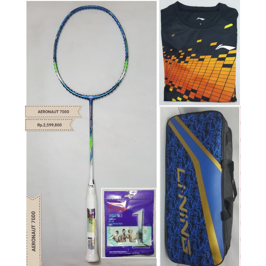 SUPER PROMO Raket Badminton Lining - Aeronaut 7000 (Original) ORIGINAL