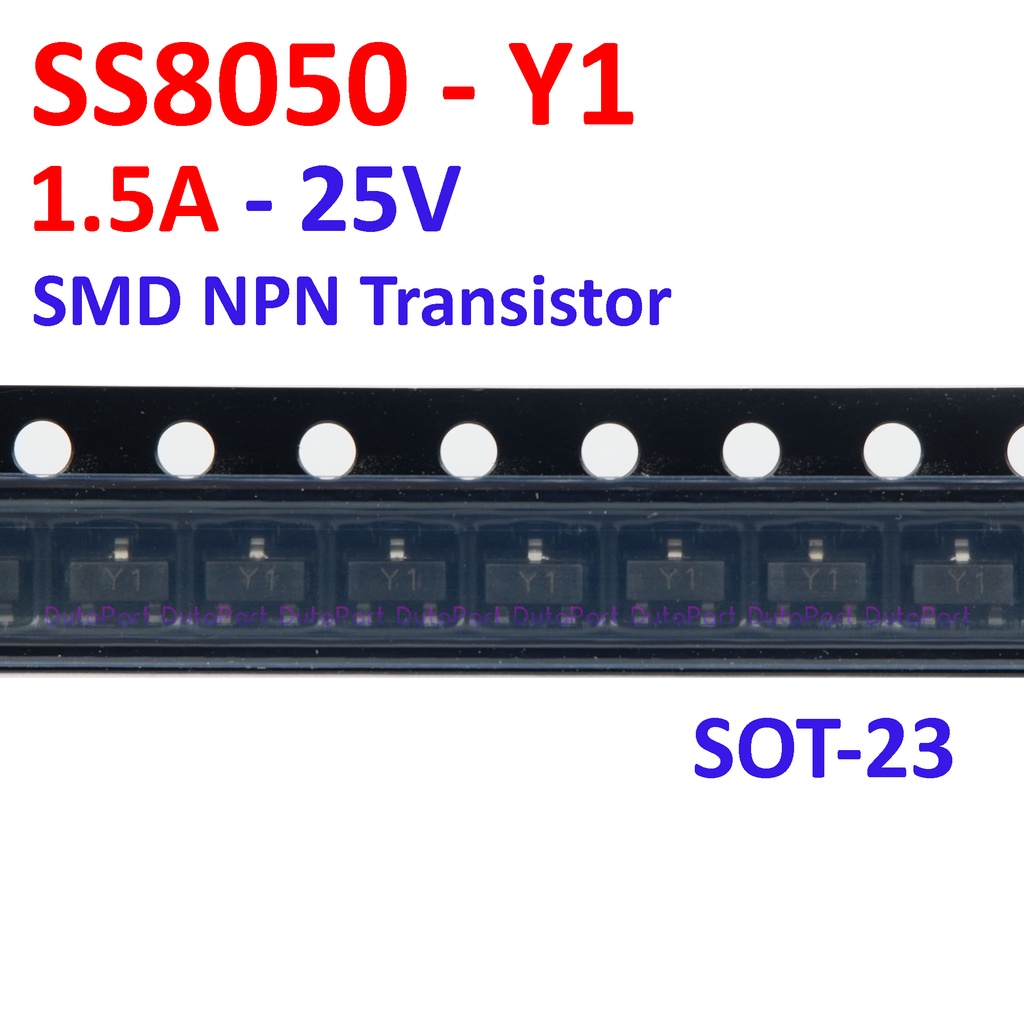 Y1 SS8050 SS 8050 1.5A 25V SMD NPN Transistor SOT-23