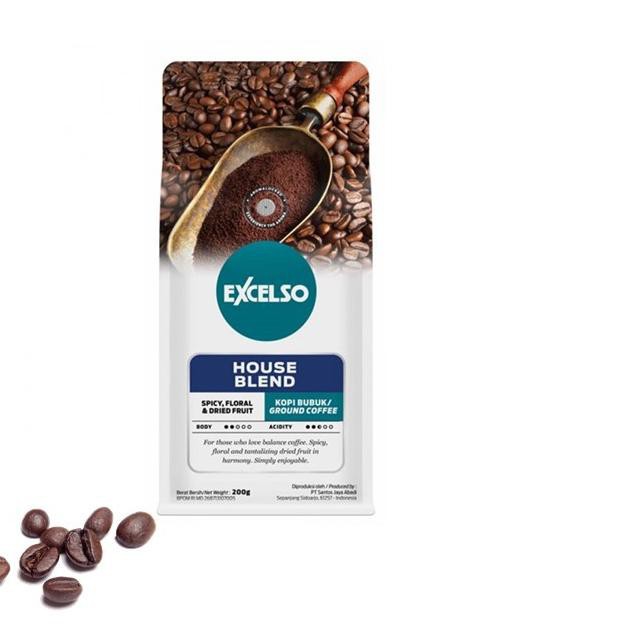 

U7Y⁂ Excelso House Blend Bubuk 200gr Koleksi Terbaru