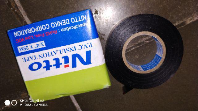 Isolasi Lakban Listrik NITTO Solasi Kabel Listrik PVC Isolasi Lakban Listrik NITTO Solasi Kabel Listrik PVC