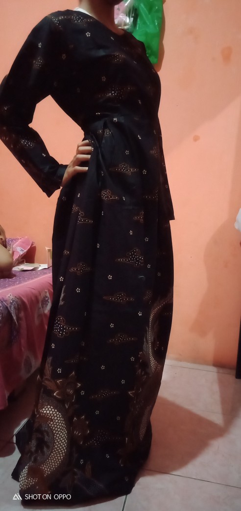 Gamis Batik (cod) Manggar Gamis Batik Pesta Model Terbaru 2020 Ada Gamis Jumbo