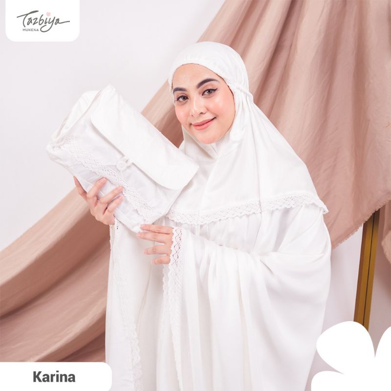 MUKENA TAZBIYA KARINA WHITE ALLSIZE