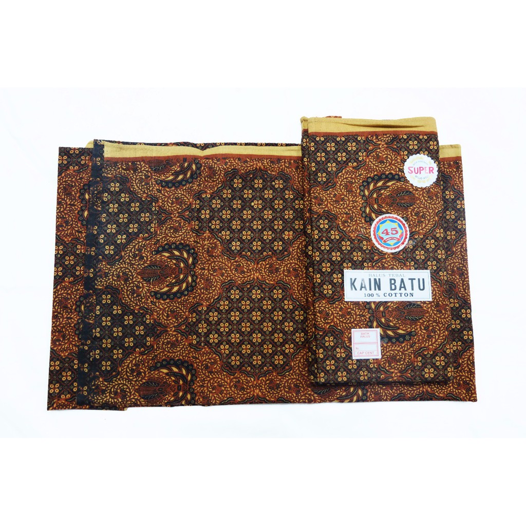 Grosir Kain Panjang Batik Batu Cap 45 - Batik Halus Uk 2 x 1 m